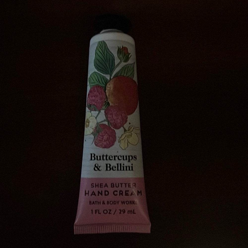 Bath and Body Works Hand Cream: Buttercups and Bellini